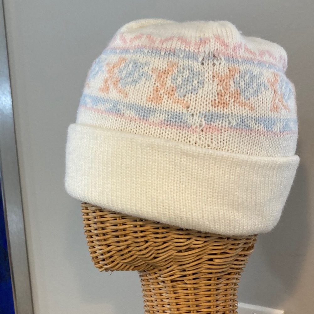 Vintage English Village spring pastel hat